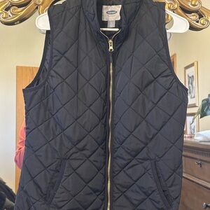 Old Navy dark blue Quilted Vest
